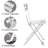 Shelah 3-Piece Steel Folding Bistro Set -61471852