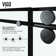 Elan 56-60" W x 74" H Sliding Frameless Shower Door with 3/8" Clear Glass