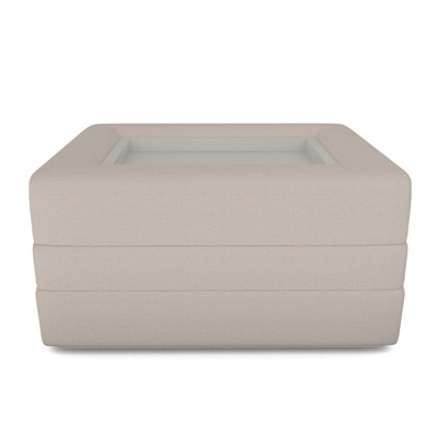 Boyden Ottoman with Wood Tray