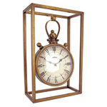 Industrial Age Mantel Tabletop Clock