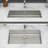 Kitchen Sink,Undermount Sink 5.5-Inch Low Depth Ada Compliant Single Bowl 16 Gauge Stainless Steel Handmade Sinks Basin