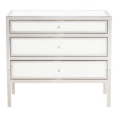 Blanca 3 - Drawer Bachelor's Chest in White
