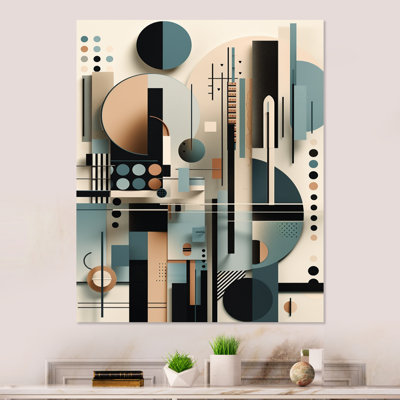 Modern Abstract Wall Decor on Metal