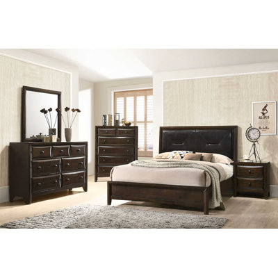 Ensemble de buffet configurable 2 pièces en bois massif Dam