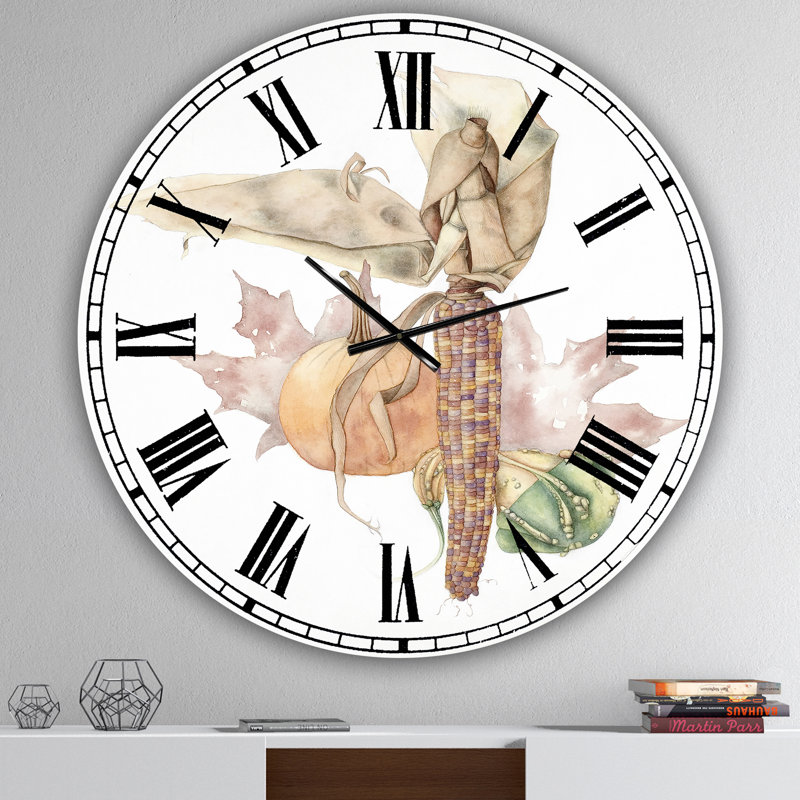 Horloge murale d'automne, Moyen