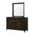 Merlot Square Mirror Transitional Design