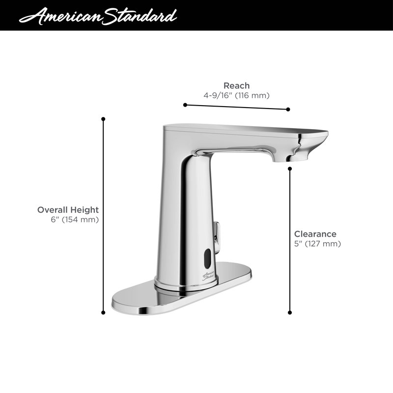 Single-Hole Single-handle Bathroom Faucet, Dark Silver