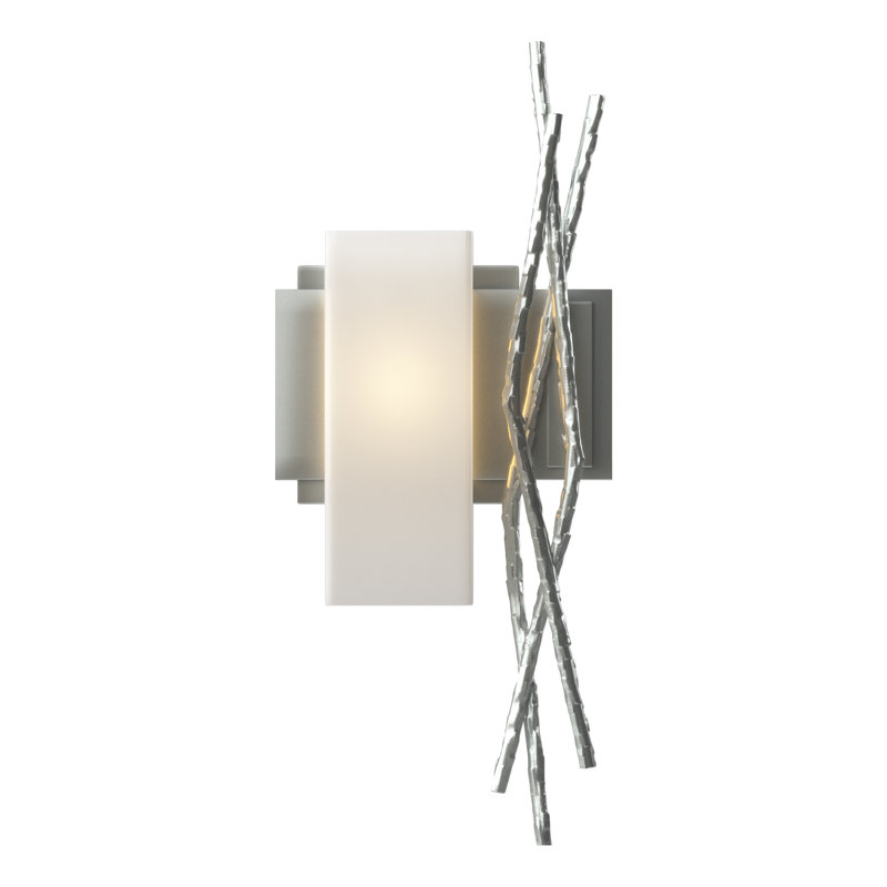 Brindille Sconce, Vintage Platinum, Left
