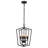 Aonesty 4-light Dimmable Geometric Lantern Chandelier with Wrought Iron Accents-206591560