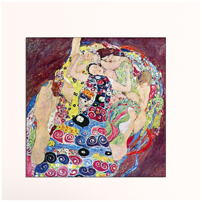 Gustav Klimt - Wrapped Canvas Painting, 100cm H x 100cm W x 1.8cm D
