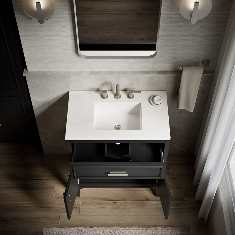 Southerk 30-In Bathroom Vanity Set, Slate Gray, 30"