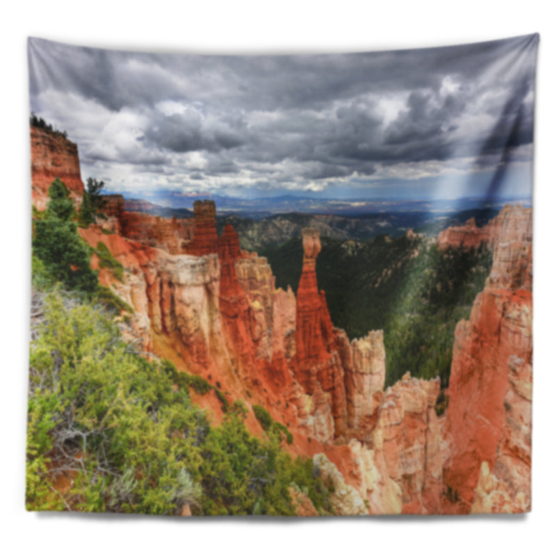 Paysage, tapisserie du parc national Bryce Canyon, H 50 po x l 60 po