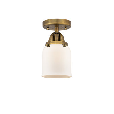 Glass Semi Flush Mount