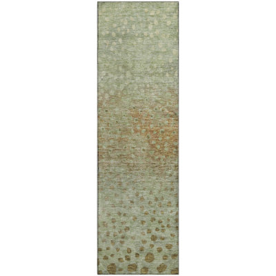 Premium Machine Washable Christina AMF1074 Circles Rug