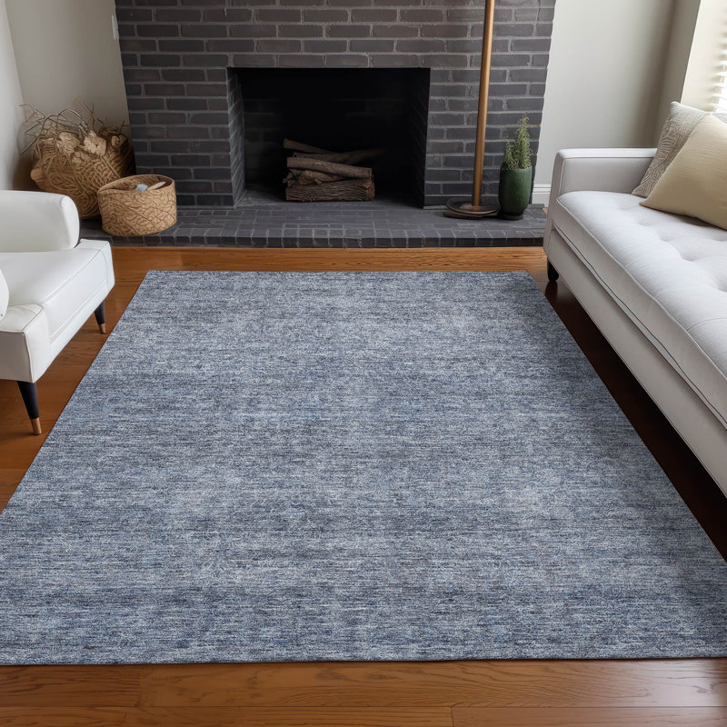 Machine Washable Indoor/Outdoor Chantille ACN1163 Sky Rug, Rectangle 10' x 14'