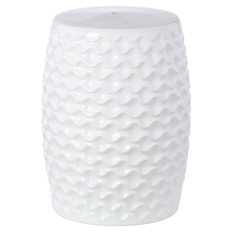 Newville Ceramic Accent Stool