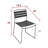 Surprising Outdoor Stacking Dining Side Chair-34484125