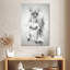 Lion Brampt femelle noir et blanc-108397763