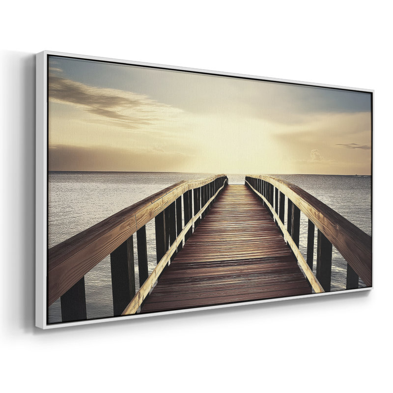 Nautical Series-CCXLIV- Framed Gallery Wrapped Canvas -Ready to Hang, 21" H x 41" W, Black