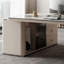 White+Beige Rectangular Stone+Manufactured Wood with 3 drawers desk-1461635365-1461635367