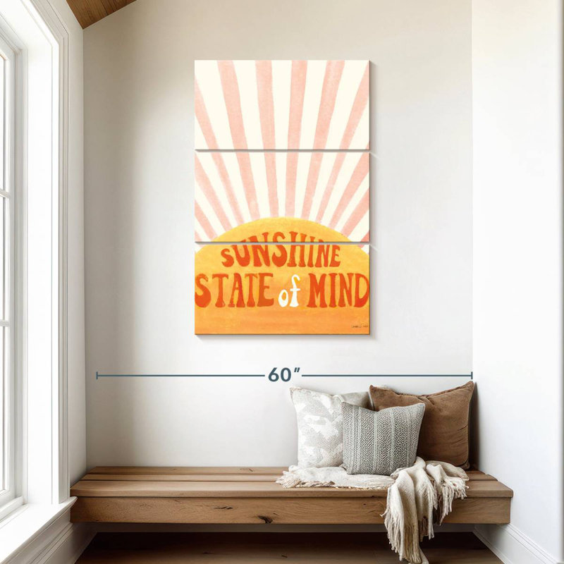Tergel Sunshine Mind, 45" H x 28" W