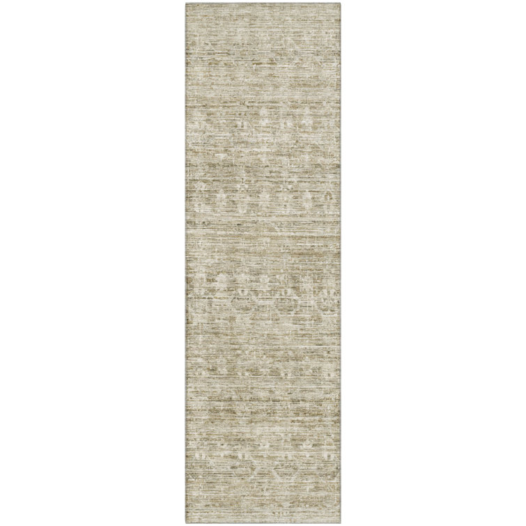 Premium Machine Washable Lubbers AMF1746 Stripe Rug