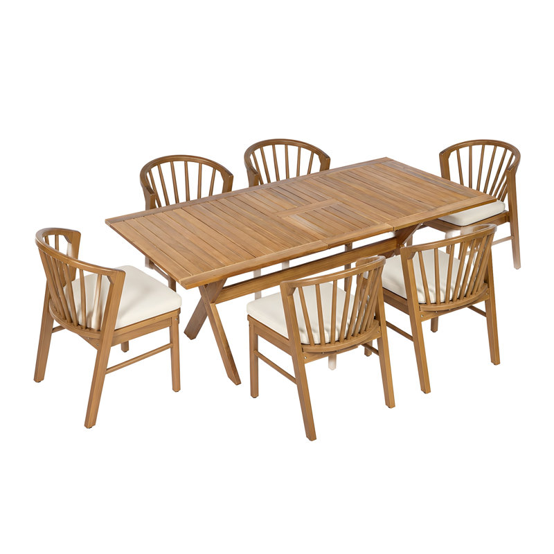 Ensemble de salle à manger 7 pièces Clyne Mid-Century
