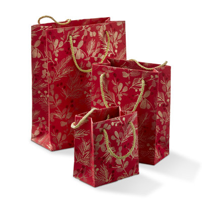 Sprig Gift Bag S/3