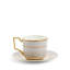Wedgwood Anthemion Gray Teacup & Saucer