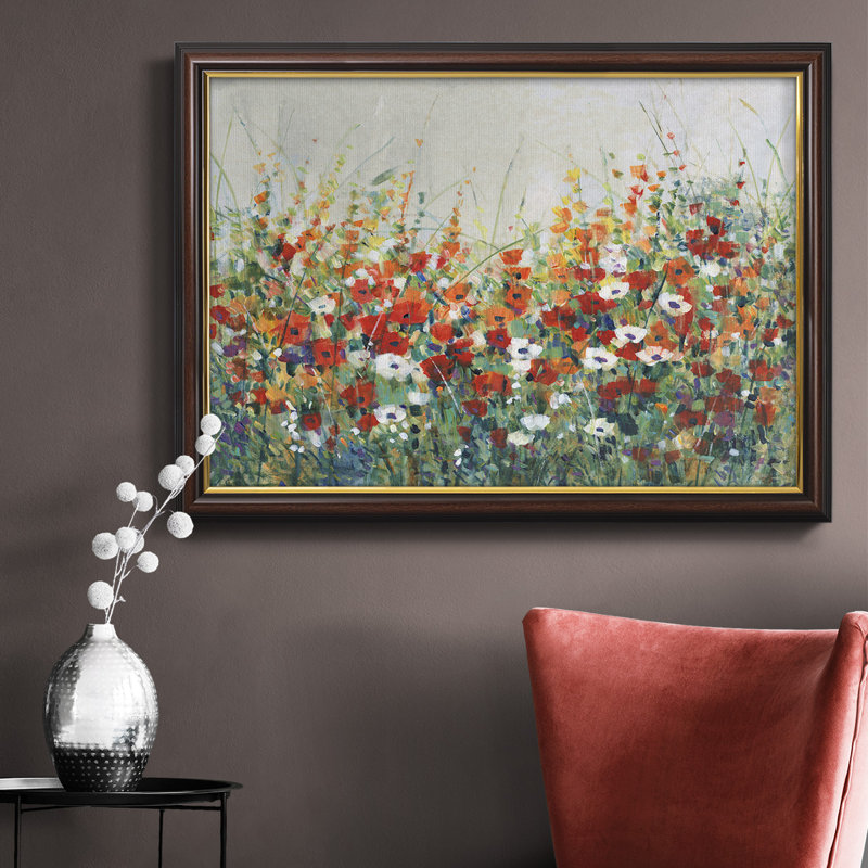 " Garden In Bloom II " Painting Print, 24" H x 36" W x 2.5" D