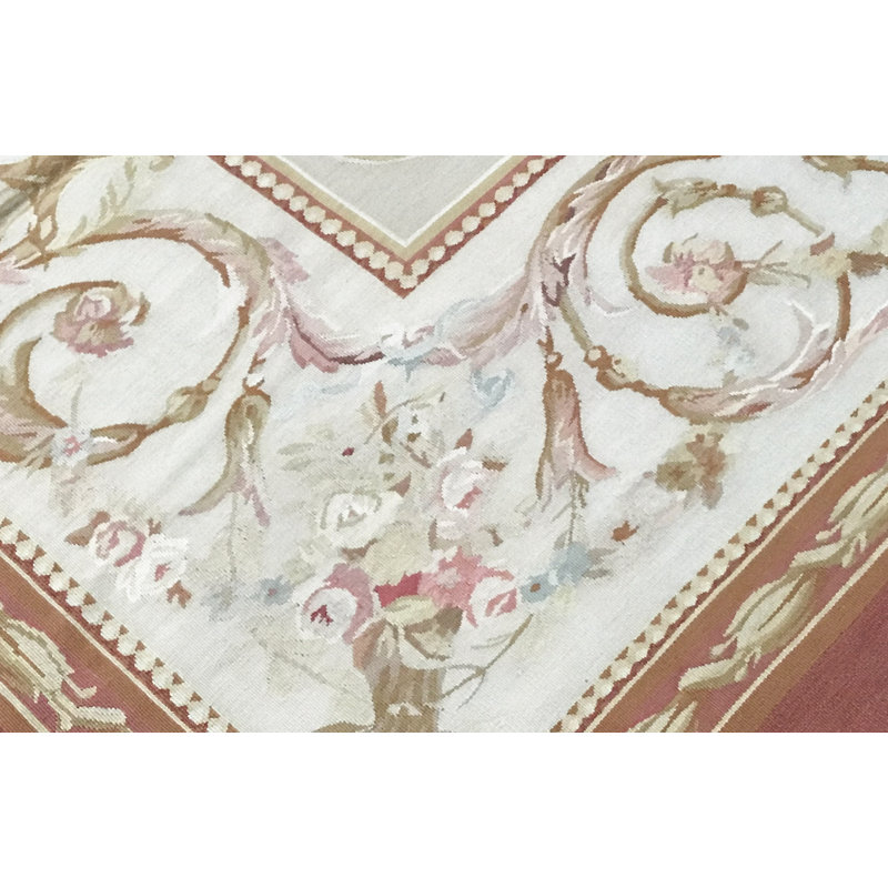 Aubusson Renaissance Wool Oriental Area Rug