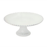 Pearl Stoneware Cake Stand