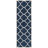 Carolene Hand Tufted Wool/Cotton/Latex Geometric Rug in Blue/Ivory-411302280