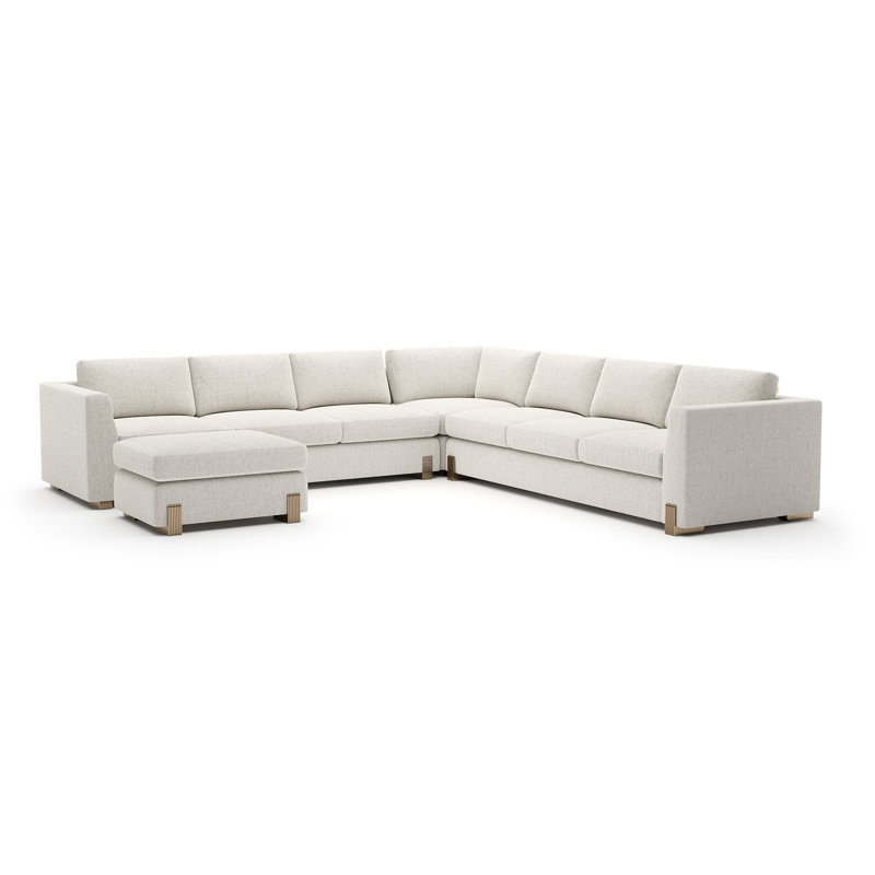 Caracole 4 - Piece Sectional with Ottoman