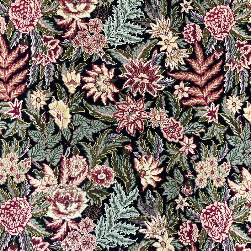  Handmade William Morris Wool Rug