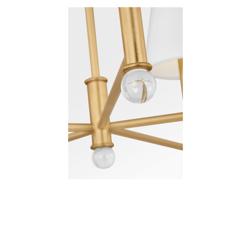 Wendt Chandelier, 5 Lights, 60.38" H x 33.13" W  x 33.13" D