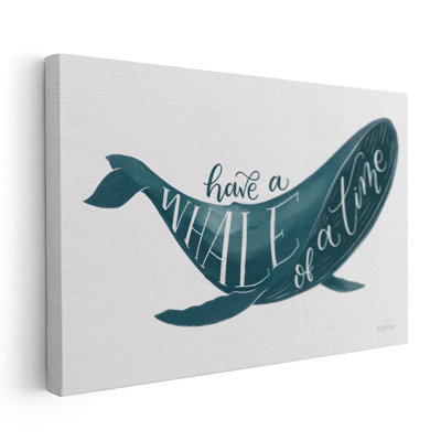 «Whale Of A Time», reproduction d'art sur toile