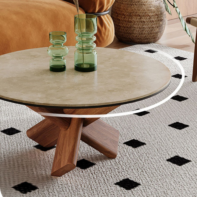Table basse moderne et simple, H 14,96 po x L 35,04 po x l 35,04 po