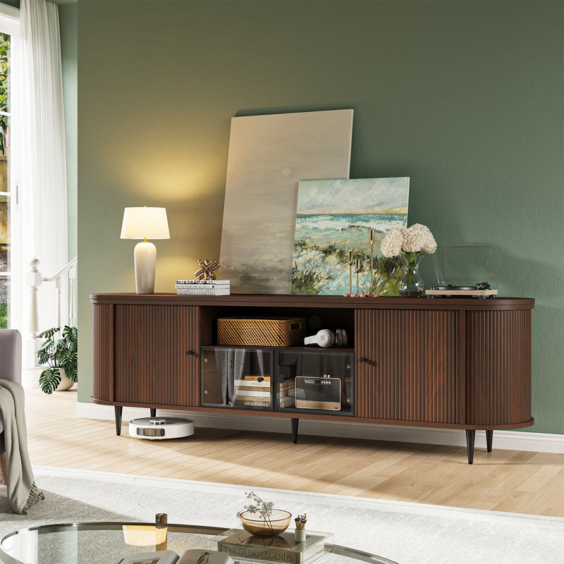 Meuble télé 70 po Luxury, Brun