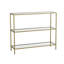 Maraya 100cm Glass Top Console Table-70857567
