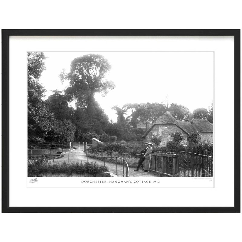 Dorchester, Hangmans Cottage 1913 by Francis Frith - Single Picture Frame Print, 28cm H x 36cm W x 2.3cm D