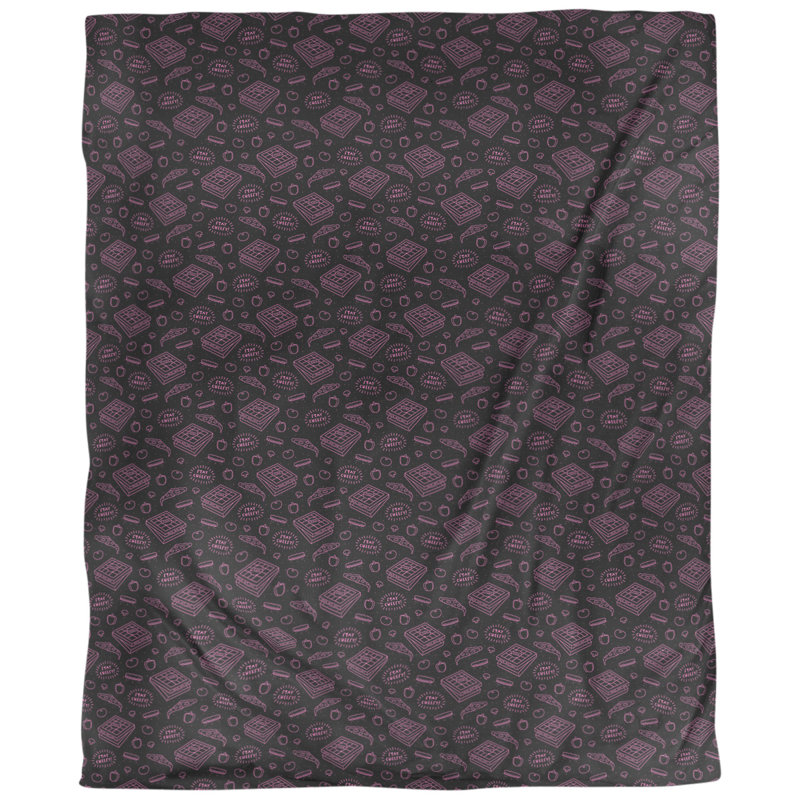 Housse de couette, Housse de couette pour très grand lit, Noir/rose, Polyester brossé