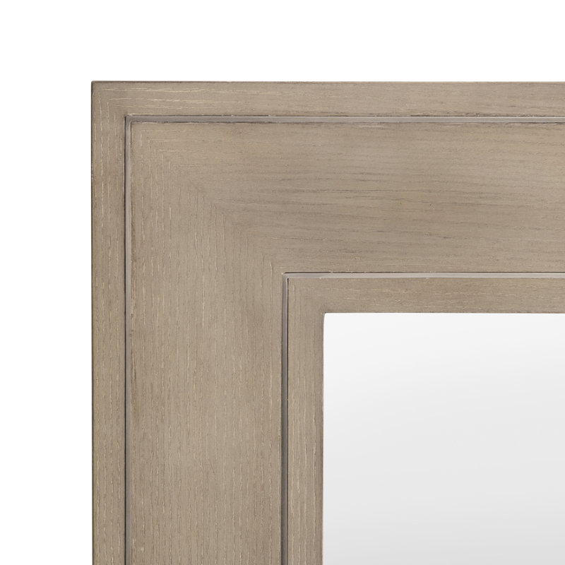Cornelia Solid Wood Frame Rectangle Wall Mirror