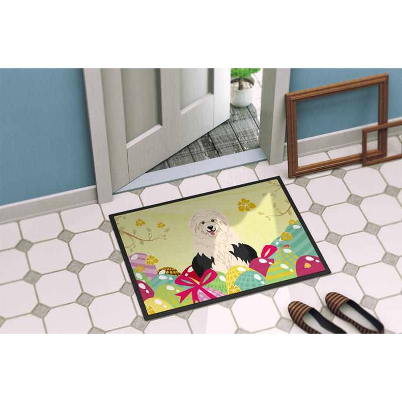 Saroyan Non-Slip Easter Outdoor Doormat, 18"W X 27"L
