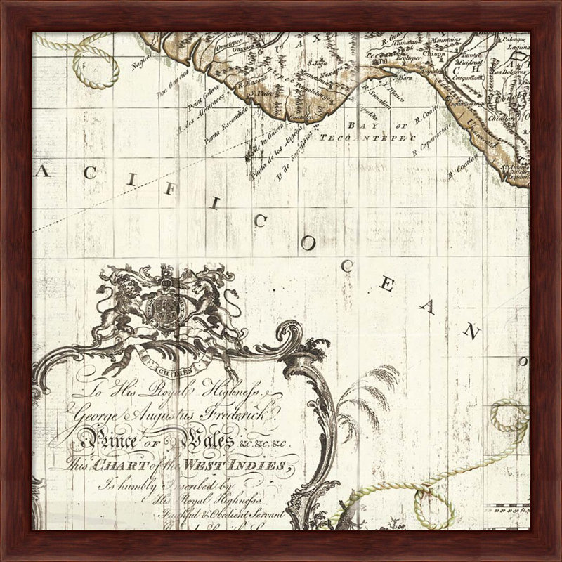 «Old World I» par Posters International Studio, art mural encadré