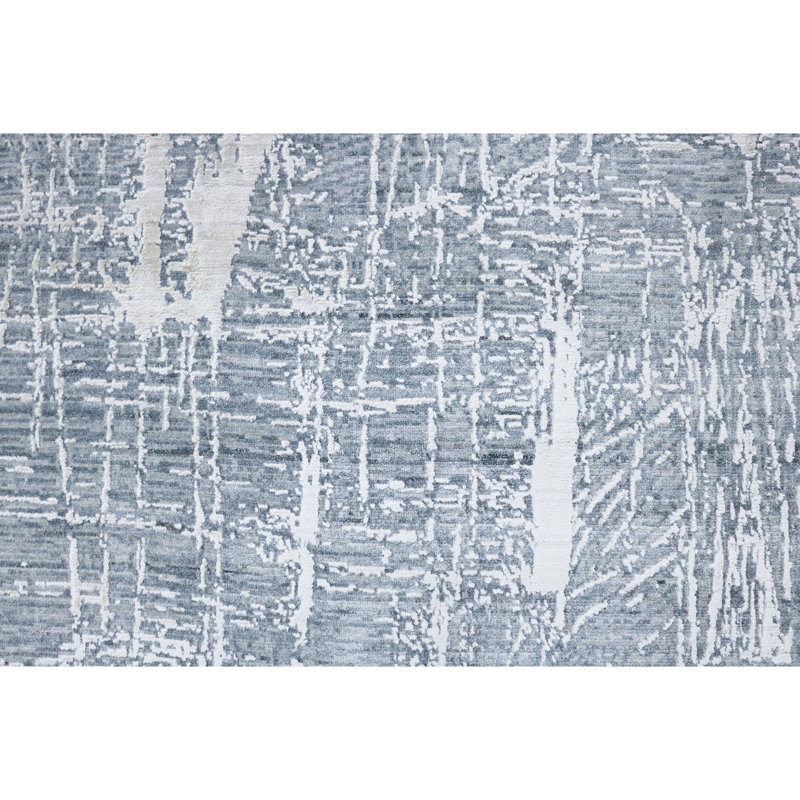 Camouflage Area Rug in Blue, Rectangle 2' x 3'