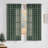 Linen Plaid Curtains Modern Window Panels Check Tartan Light Filtering Curtains for Living Room Bedroom, Rod Pocket Back Tab, 2 Panels-329966676-329966675