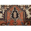 Tapis géométrique en laine à motif persan Heriz noué à la main 8 x 9