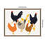 "Urban Flock" par Hannah Beisang, reproduction d'art sur toile encadrée-670765328