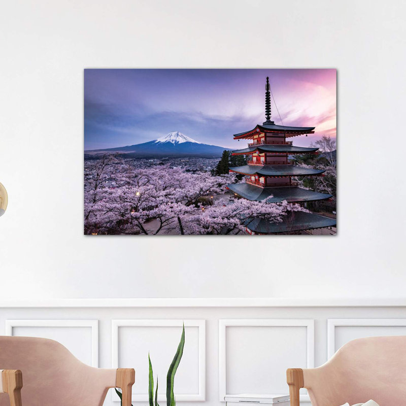 Mount Fuji XV by Daisuke Uematsu - Print on Canvas, 66.04 cm H x 45.72 cm W x 1.91 cm D, No Frame